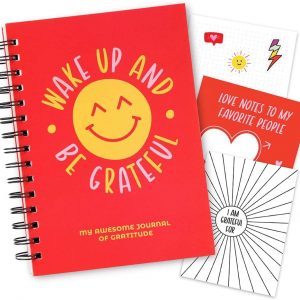 Gratitude Journal for Kids, Teens - 100 Page Diary With Writing Prompts.